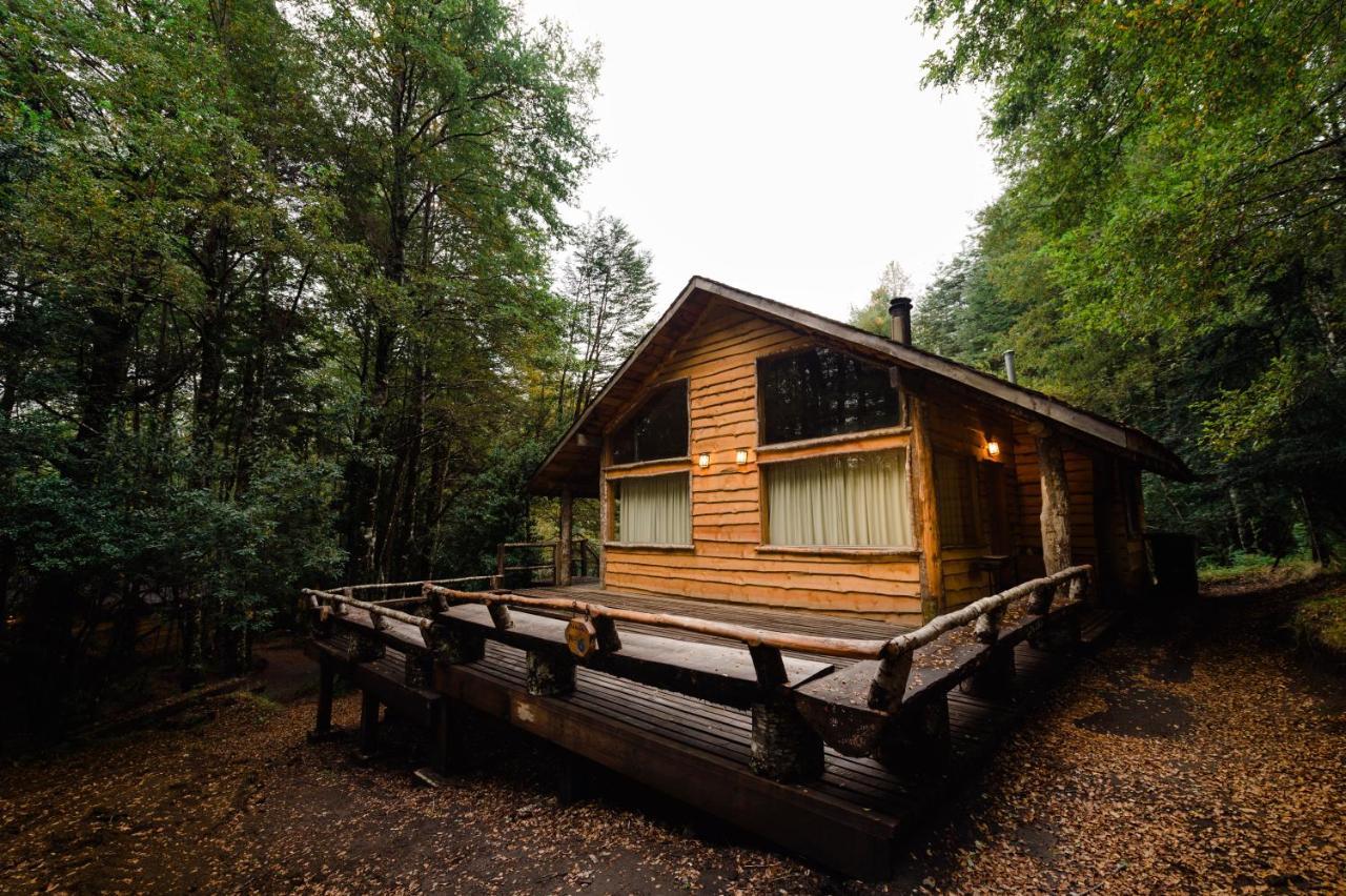 Huilo Huilo Cabanas Del Bosque Пуэрто-Фуй Экстерьер фото