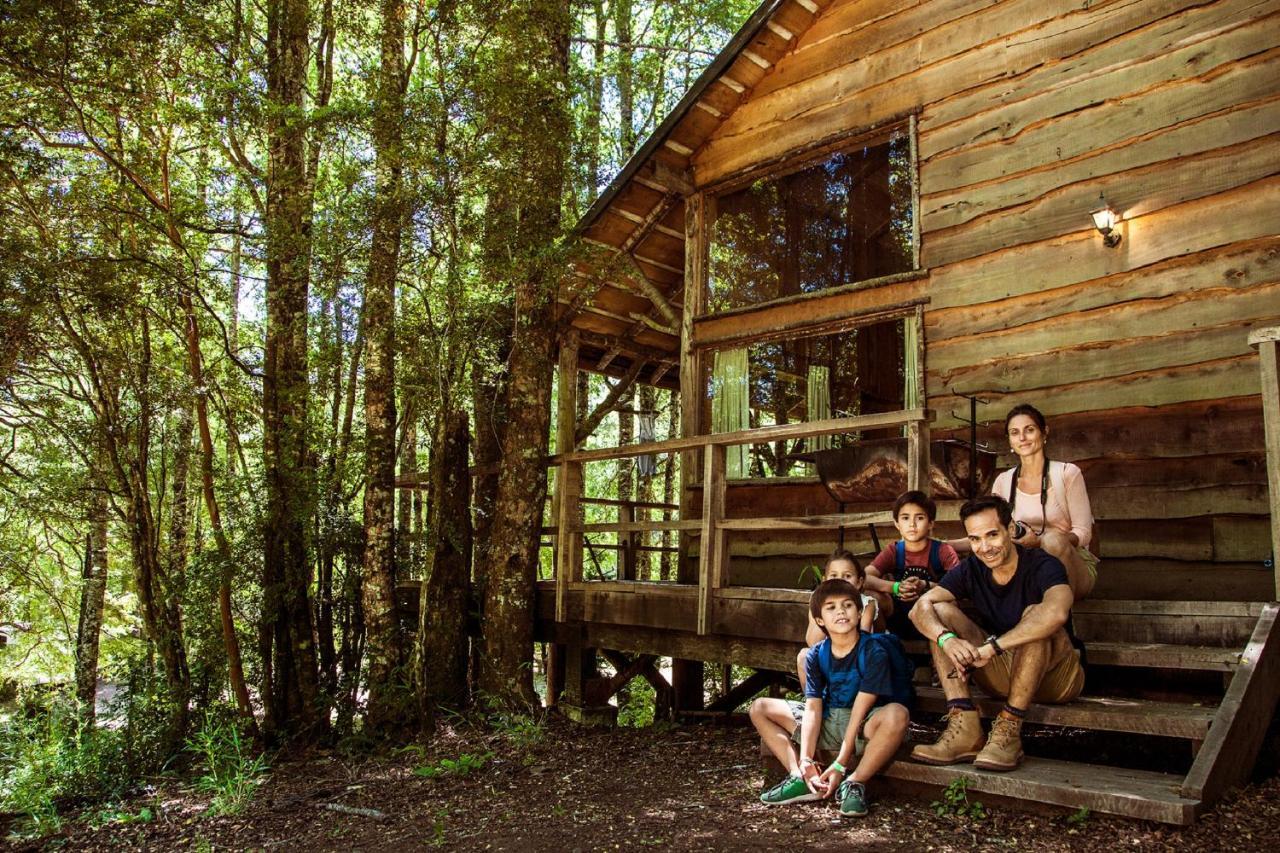 Huilo Huilo Cabanas Del Bosque Пуэрто-Фуй Экстерьер фото