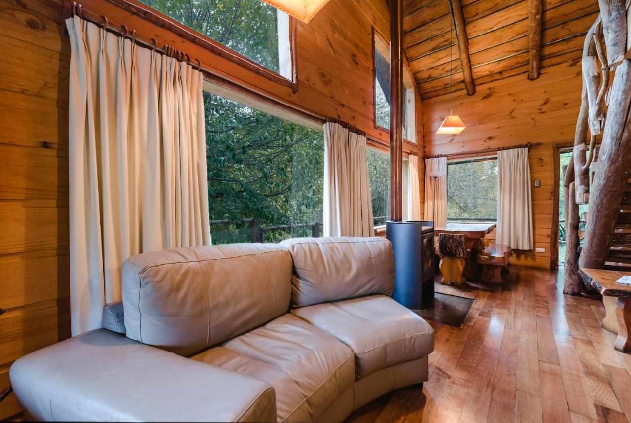 Huilo Huilo Cabanas Del Bosque Пуэрто-Фуй Номер фото
